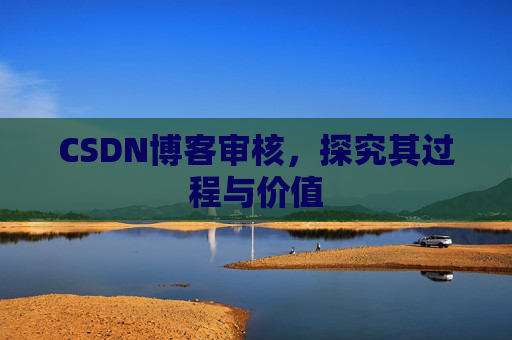 CSDN博客审核,探究其过程与价值